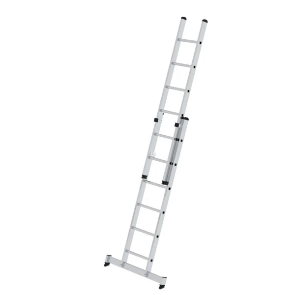 Günzburger Aluminium-Schiebeleiter Mit Nivello-Traverse 2x6 Sprossen, 20406