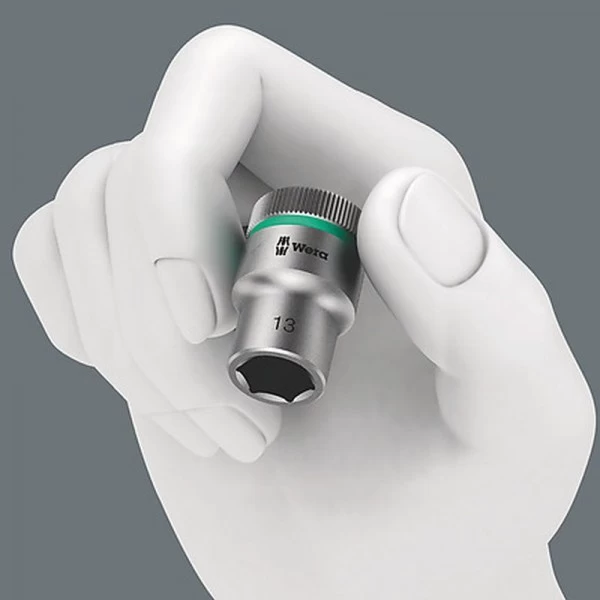 Wera Zyklop Steckschlüsseleinsatz-Satz, 1/4" Nuss-Magnetleiste A 4, 05005400001 – Bild 4