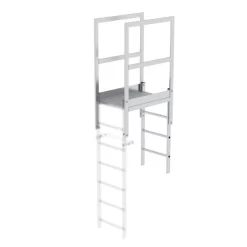 Günzburger Attika-Überstieg Alu Blank, 62181