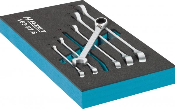 *Hazet Knarren-Ring-Maulschlüssel-Satz, 163-97/6 – Bild 3