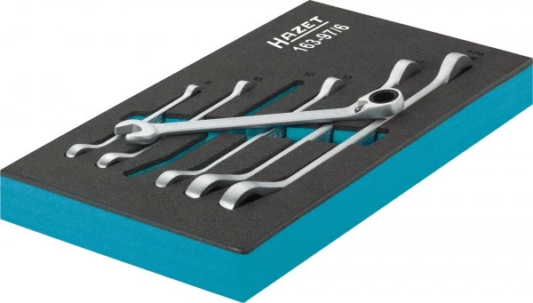 *Hazet Knarren-Ring-Maulschlüssel-Satz, 163-97/6 – Bild 4