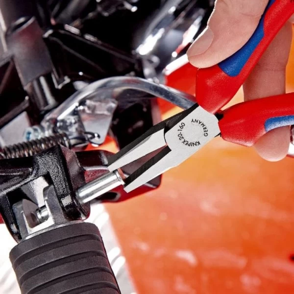 Knipex Flachzange Verchromt Isoliert Mit Mehrkomponenten-Hüllen, VDE-geprüft 160 Mm, 20 06 160 – Bild 5