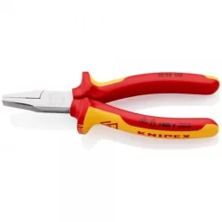 Knipex Flachzange Verchromt Isoliert Mit Mehrkomponenten-Hüllen, VDE-geprüft 160 Mm, 20 06 160