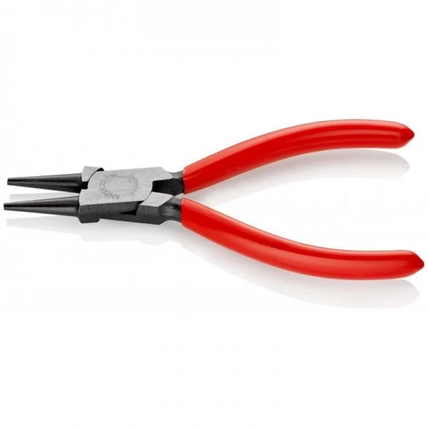 Knipex Rundzange Schwarz Atramentiert Mit Kunststoff überzogen 140 Mm, 22 01 140 – Bild 2