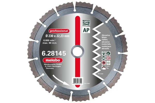 Metabo Dia-TS, 115x22,23 Mm, Professional, AP, 628141000