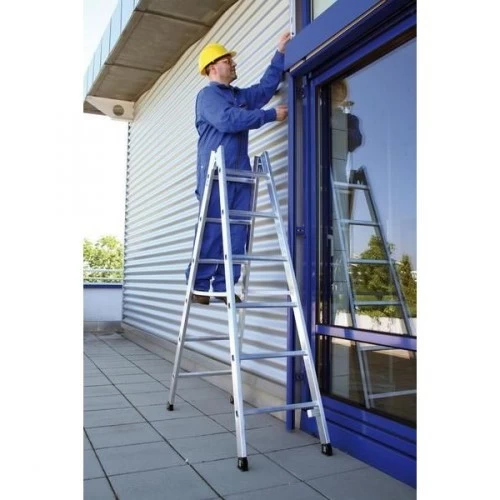 Günzburger Aluminium-Stehleiter 16 Sprossen, 33029 – Bild 4