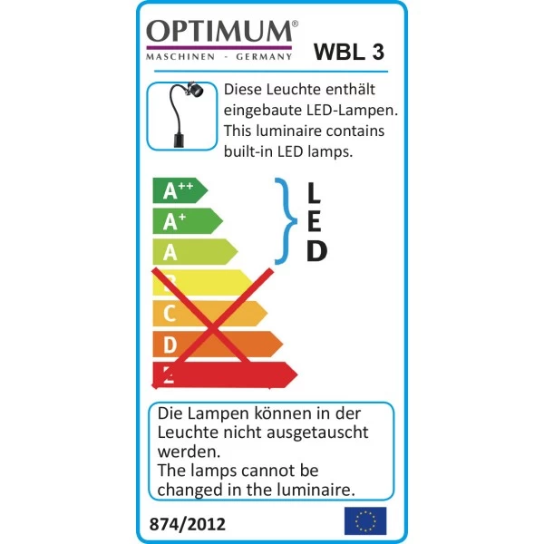 Optimum LED-Werkbankleuchte WBL 3, 3351062 – Bild 2