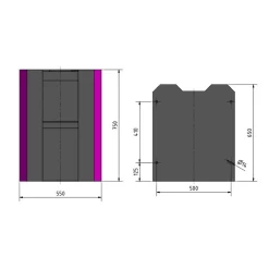 Optimum Maschinenunterbau MSM 3 650 X 550 X 750 Mm, 3353014