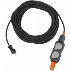 Brennenstuhl ProfessionalLINE Powerblock Mit Verlängerungsleitung IP54 4-fach 25m Schwarz H07RN-F 3G1,5