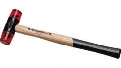 Plastikhammer 35 Mm - 400 G - Rote Schlagköpfe, 5334020035