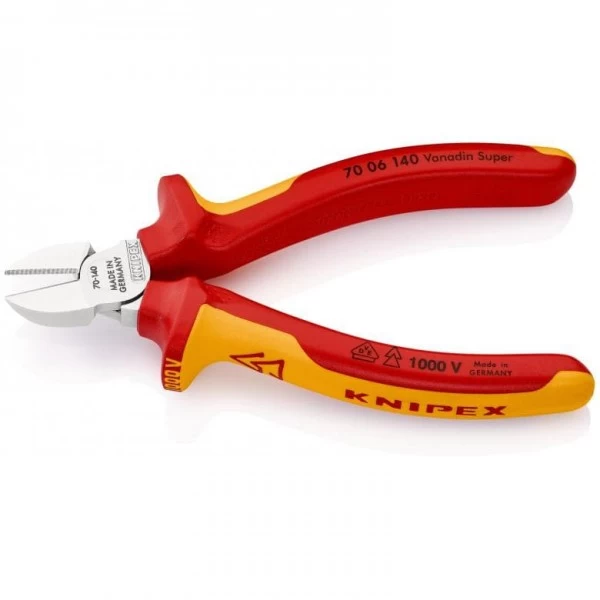 Knipex Seitenschneider Verchromt 140 Mm, 70 06 140 – Bild 3