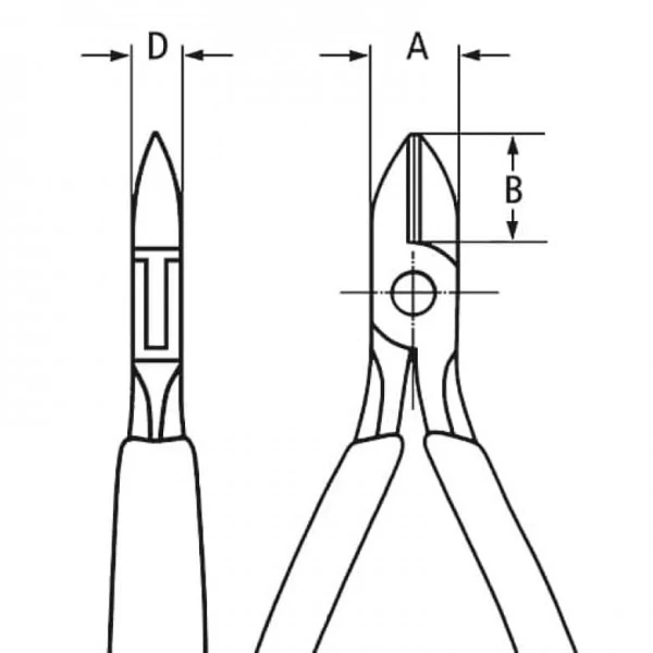 Knipex Elektronik-Seitenschneider Mit Kunststoff überzogen 115 Mm, 77 01 115 – Bild 6