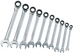 Peddinghaus Combi-Ratschenschlüssel 10-teilig Im Displaykarton, 9002000401