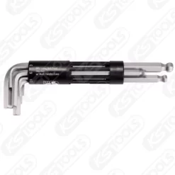 *KS Tools Innen6kant-Winkelstiftschlüssel-Satz,lang,8-tlg.3in1,Kugelkopf, 151.2100