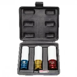 KS Tools 1/2" Alufelgen Kraft-Stecknuss-Satz,3-tlg.17-21mm, 515.1005