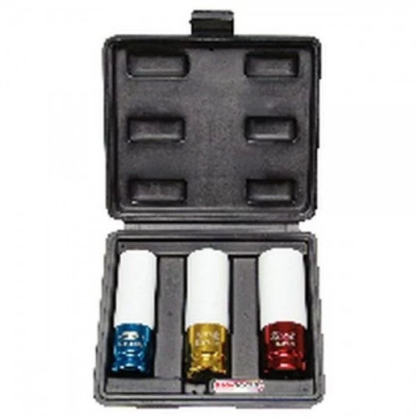 KS Tools 1/2" Alufelgen Kraft-Stecknuss-Satz,3-tlg.17-21mm, 515.1005