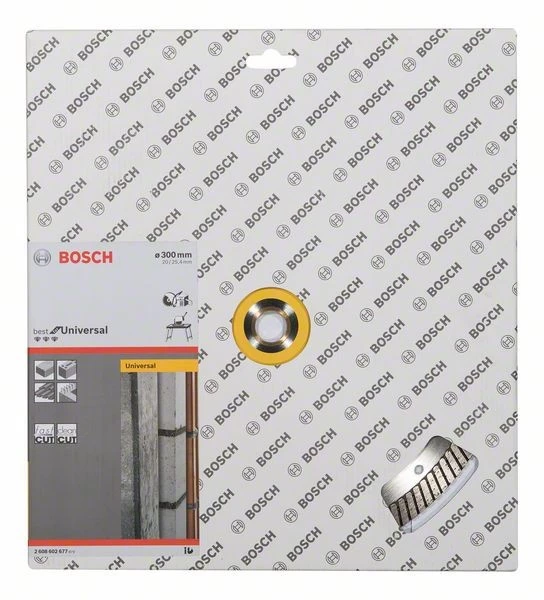 Bosch Diamanttrennscheibe, 300 X 20,00/25,40 X 3 X 15 Mm 2608602677 – Bild 2