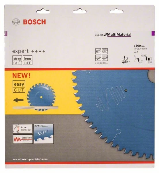 Bosch Kreissägeblatt Expert For Multi Material, 300 X 30 X 2,4 Mm, 96 2608642495 – Bild 2