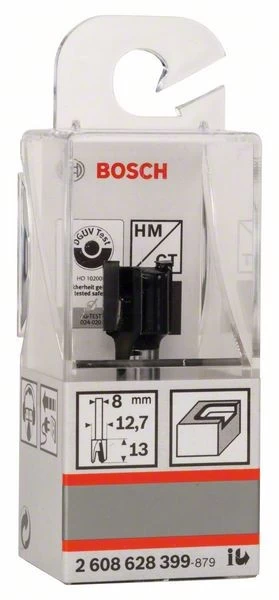 Bosch Scharniernutfräser, 8 mm, D1 12,7 mm, L 12,7 mm, G 50,8 mm 2608628399 – Bild 2