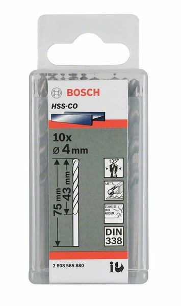 Bosch Metallbohrer HSS-Co, DIN 338, 7,80 Mm. Bohrmaschinen/Schrauber 2608588099 – Bild 2