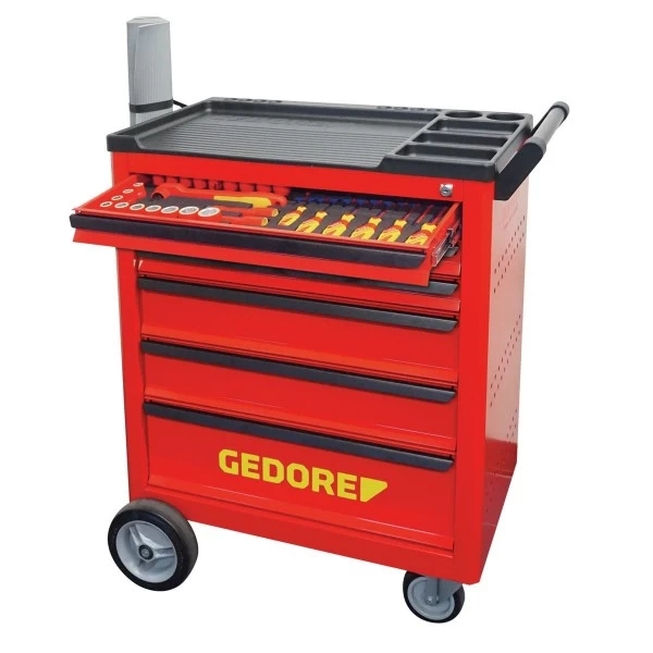 Gedore KL-4600-200 Werkzeugwagen Mit Hochvolt-Sortiment, 103-tlg, 3415740