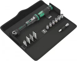 Wera Click-Torque Textiler Box Bits + Nüssen Click-Torque A 6 Set 1, 05130110001