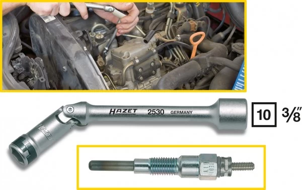 *Hazet Glühkerzen-Steckschlüssel, 2530 – Bild 2