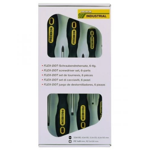 Proxxon FLEX-DOT Schraubendrehersatz 6-tlg., Schlitz Und POZI, 22606 – Bild 2